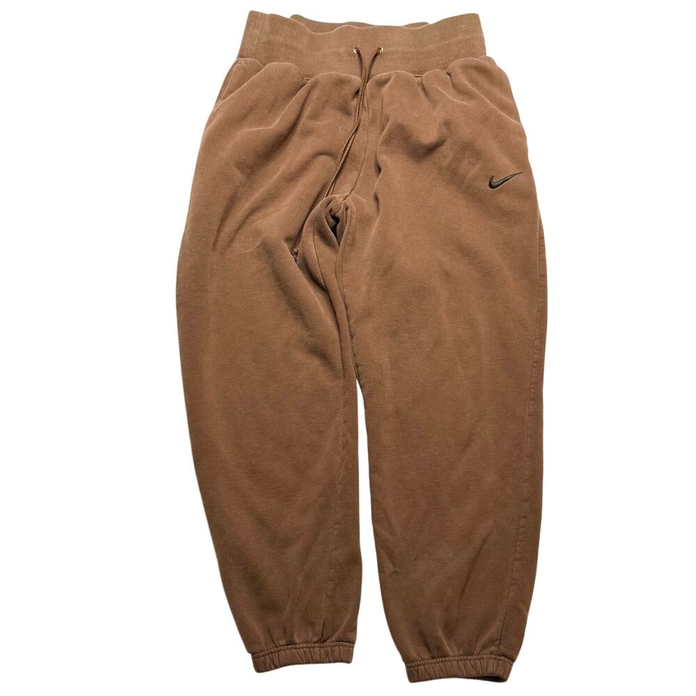 Nike Brown Fleece jogger pants size medium - Picture 8 of 8